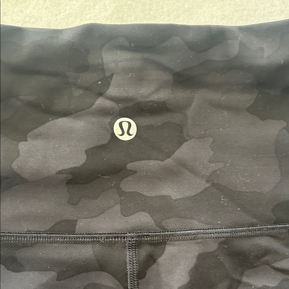 Lululemon Black Camo Leggings